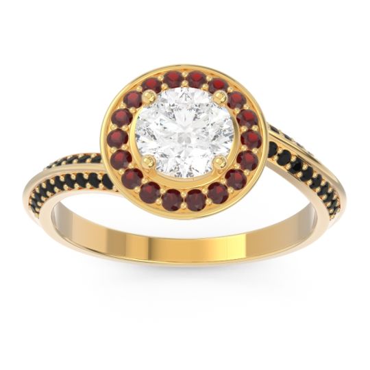 Halo Bypass Pave Azraya Ring