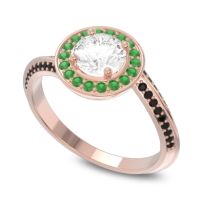 Halo Bypass Pave Azraya Ring