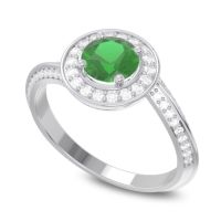 Halo Bypass Pave Azraya Ring