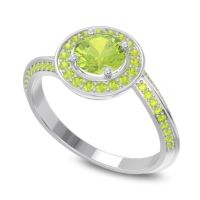 Halo Bypass Pave Azraya Ring