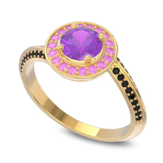 Halo Bypass Pave Azraya Ring