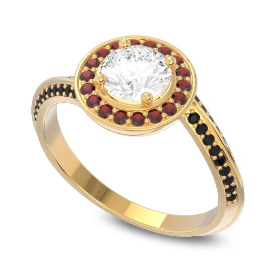 Halo Bypass Pave Azraya Ring