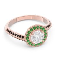 Halo Bypass Pave Azraya Ring