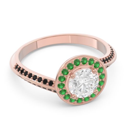 Halo Bypass Pave Azraya Ring