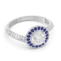 Halo Bypass Pave Azraya Ring