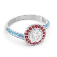 Halo Bypass Pave Azraya Ring