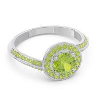 Halo Bypass Pave Azraya Ring