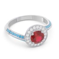 Halo Bypass Pave Azraya Ring