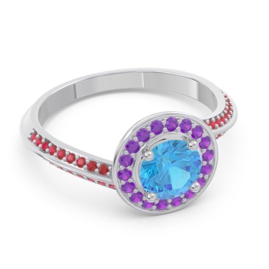 Halo Bypass Pave Azraya Ring