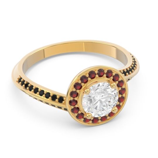 Halo Bypass Pave Azraya Ring