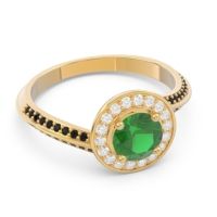 Halo Bypass Pave Azraya Ring