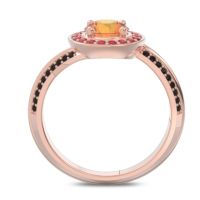 Halo Bypass Pave Azraya Ring