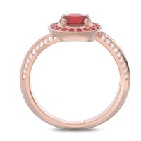 Halo Bypass Pave Azraya Ring