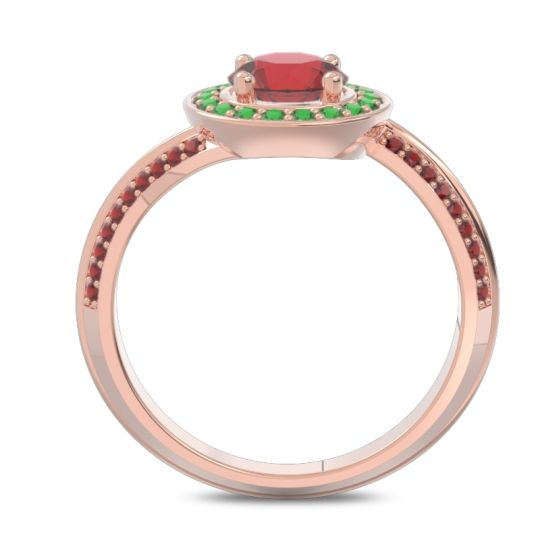 Halo Bypass Pave Azraya Ring