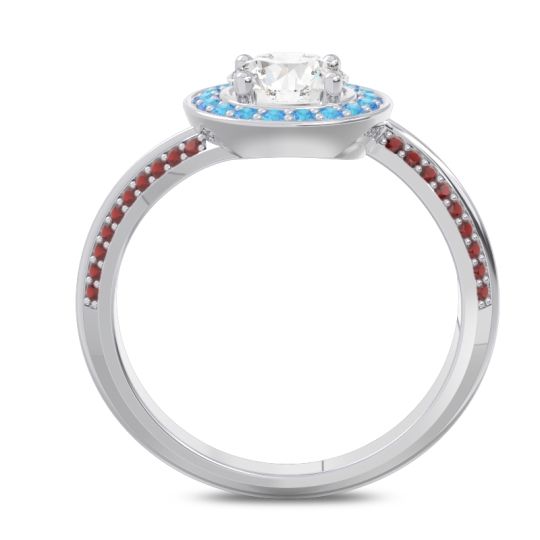 Halo Bypass Pave Azraya Ring