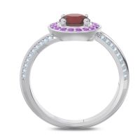 Halo Bypass Pave Azraya Ring