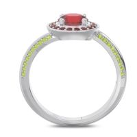 Halo Bypass Pave Azraya Ring