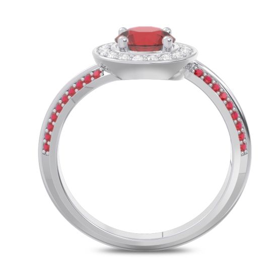 Halo Bypass Pave Azraya Ring