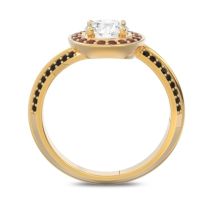 Halo Bypass Pave Azraya Ring