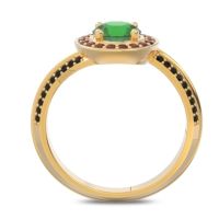 Halo Bypass Pave Azraya Ring