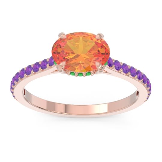 Cathedral Pave Mahavisa Ring