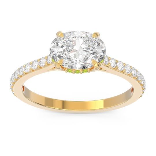 Cathedral Pave Mahavisa Ring