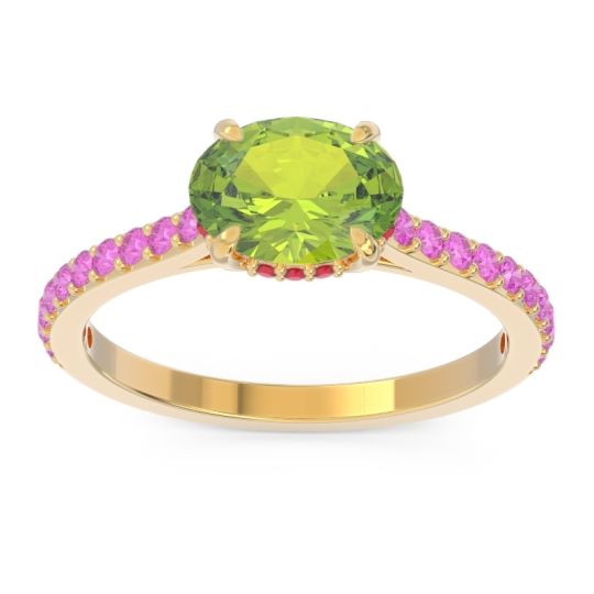 Cathedral Pave Mahavisa Ring