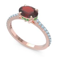 Cathedral Pave Mahavisa Ring