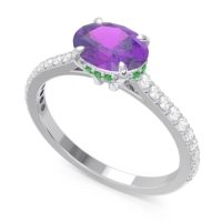 Cathedral Pave Mahavisa Ring