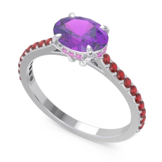 Cathedral Pave Mahavisa Ring