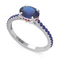 Cathedral Pave Mahavisa Ring