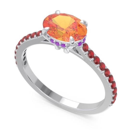 Cathedral Pave Mahavisa Ring