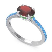 Cathedral Pave Mahavisa Ring