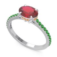 Cathedral Pave Mahavisa Ring