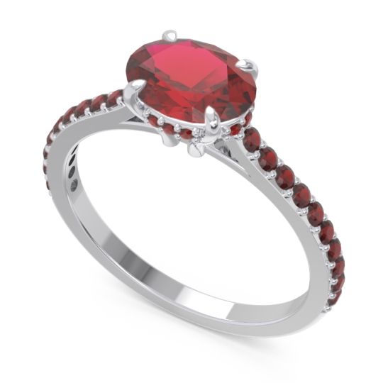 Cathedral Pave Mahavisa Ring