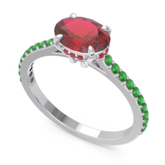 Cathedral Pave Mahavisa Ring