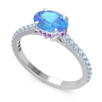 Cathedral Pave Mahavisa Ring