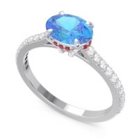 Cathedral Pave Mahavisa Ring