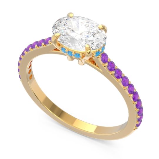 Cathedral Pave Mahavisa Ring