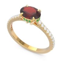 Cathedral Pave Mahavisa Ring