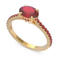 Cathedral Pave Mahavisa Ring