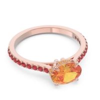 Cathedral Pave Mahavisa Ring