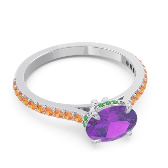 Cathedral Pave Mahavisa Ring