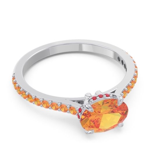 Cathedral Pave Mahavisa Ring