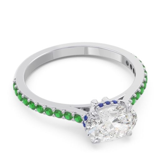 Cathedral Pave Mahavisa Ring