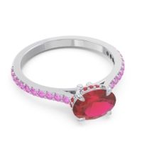 Cathedral Pave Mahavisa Ring