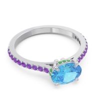 Cathedral Pave Mahavisa Ring