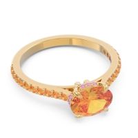 Cathedral Pave Mahavisa Ring