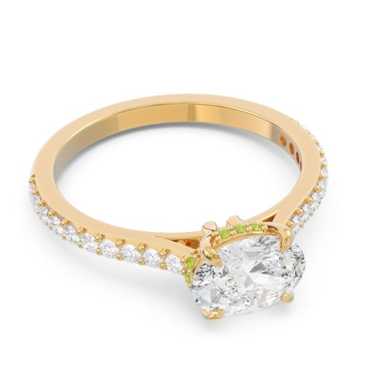 Cathedral Pave Mahavisa Ring