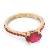 Cathedral Pave Mahavisa Ring